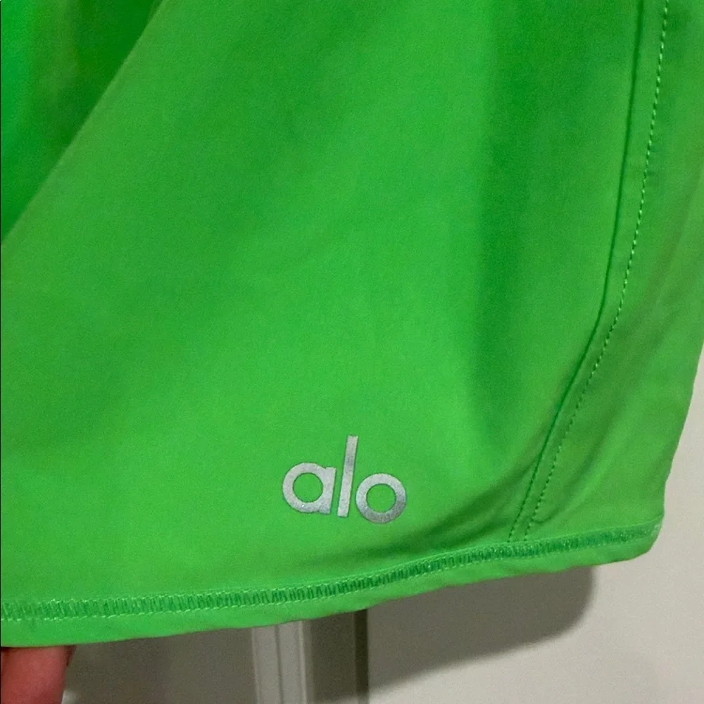 Alo Green Glow Tennis Skirt